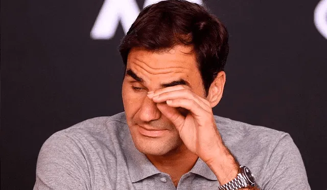 Roger Federer tras caer en el Australian Open - Foto: EFE