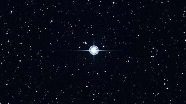 Matusalén, la estrella más antigua del universo. Imagen: Digitized Sky Survey.