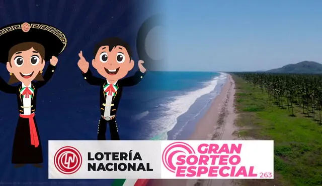 La Lotería Nacional repartirá 240 millones de pesos en premios en efectivo y macrolotes en Sinaloa. Foto: composición / Lotería Nacional