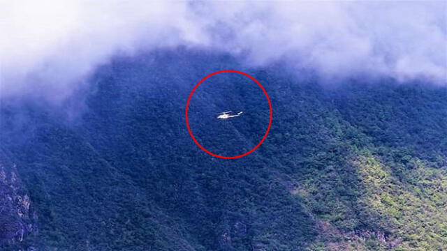 Cusco: Helicóptero sobrevoló zona prohibida de Machupicchu