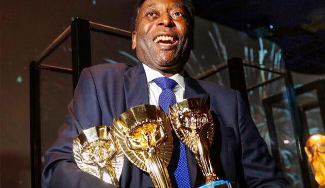 Pelé es el único jugador que es tricampeón mundial. Foto: AFP