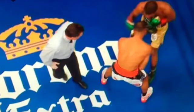 YouTube: árbitro quiso separar a los boxeadores y recibió un brutal golpe