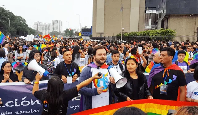 Alberto de Belaunde en la Marcha del Orgullo: “Estamos del lado correcto de la historia” [VIDEO]