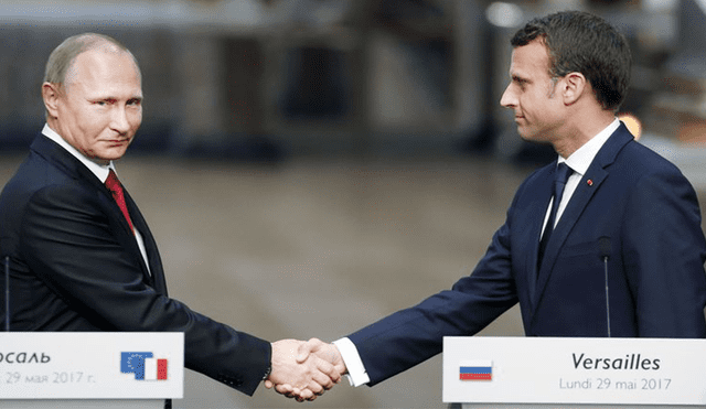  "Vladimir Putin está obsesionado con interferir en la democracia": Macron