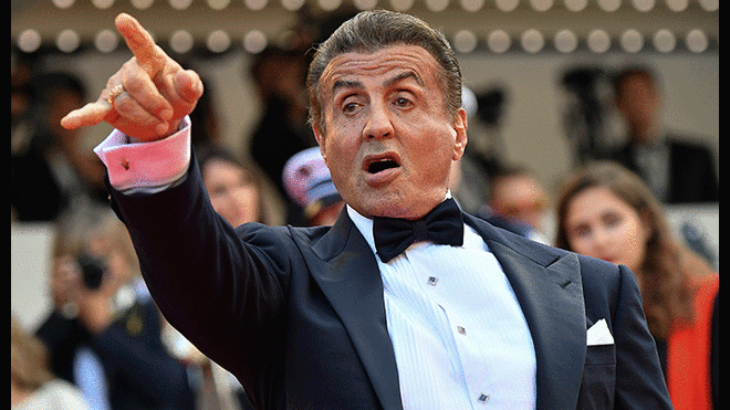 Sylvester Stallone: Antes de interpretar a Rocky, el actor pasó dificultades en su vida. Foto: AFP