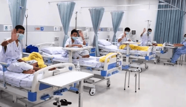 Tailandia: niños rescatados de la cueva saldrán del hospital el próximo jueves