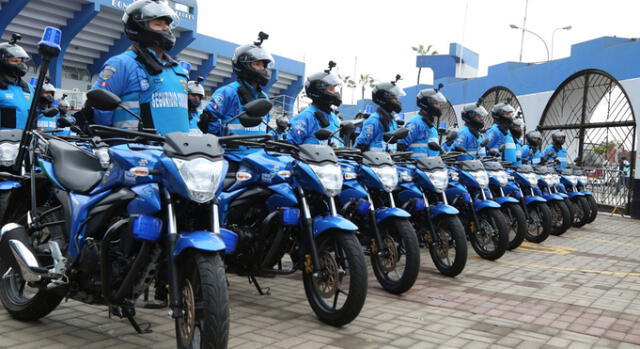 Miraflores: entregan nuevas motocicletas para el serenazgo del distrito