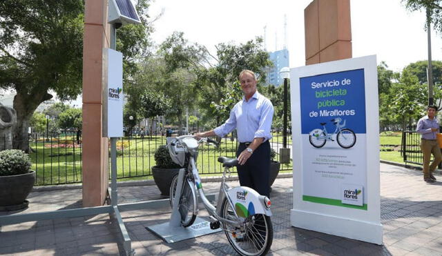 Miraflores: Implementarán servicio de bicicleta pública