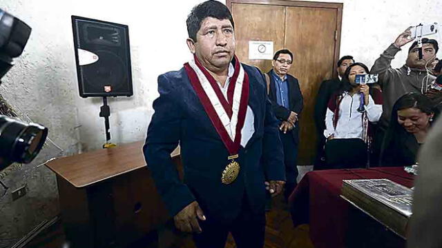 Exalcalde. Tomás Ayñayanque fue alcalde desde el 2003.