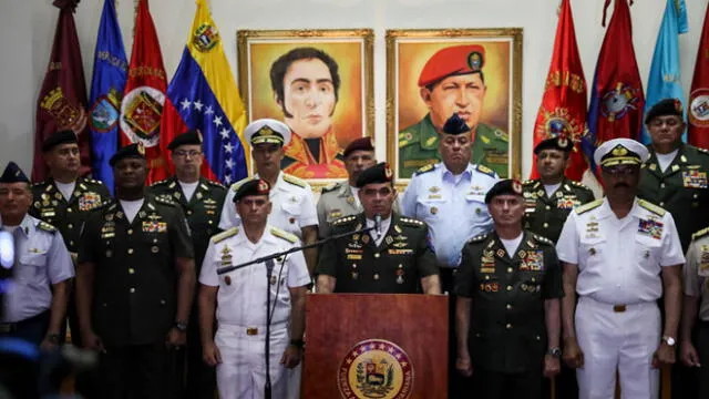 Fuerzas Armadas de Venezuela respaldan el régimen de Nicolás Maduro
