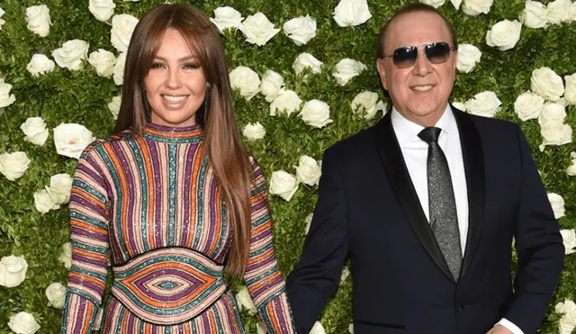 Thalía y Tommy Mottola acaban con los rumores de su separación con publicación