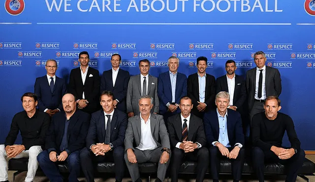 Entrenadores de Europa se juntaron y realizaron drástico pedido a la UEFA [FOTOS]