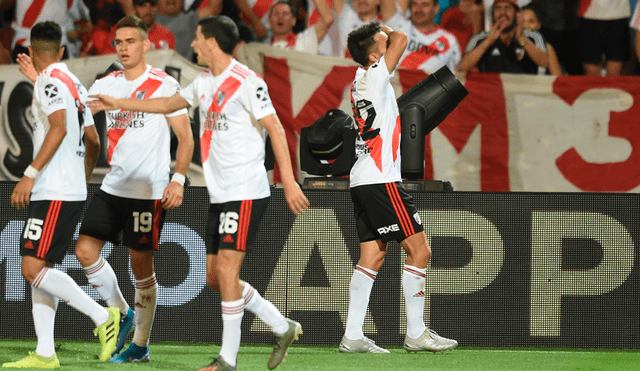 Scocco marcó el primer gol para River Plate. (Créditos: Twitter)