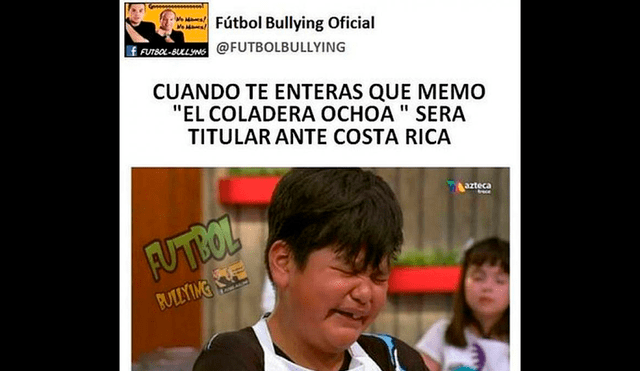 Facebook: divertidos memes ponen la previa del México vs Costa Rica [FOTOS]