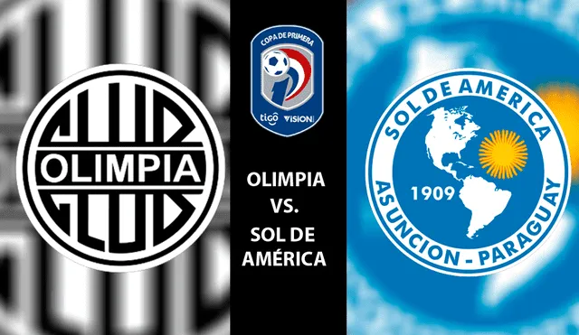 Olimpia vs. Sol de América por la Liga de Paraguay. | Foto: Composición GLR