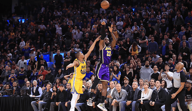 Lakers volvió a celebrar una victoria tras imponerse ante Warriors. (Foto: Twitter)