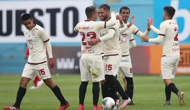 Universitario es líder absoluto en la tabla de posiciones del Apertura con 32 puntos. Foto: Liga 1 Movistar