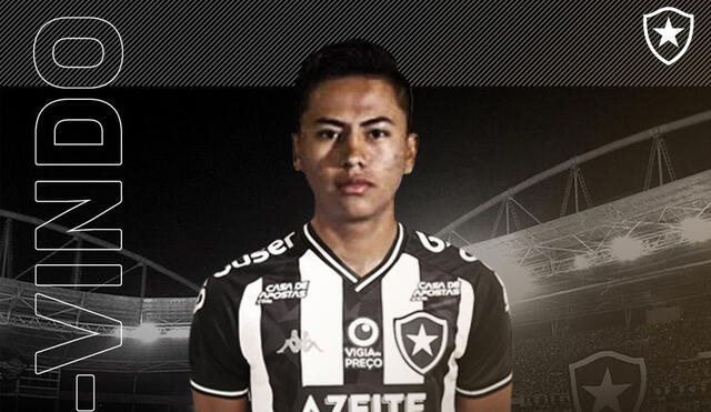 Alexander Lecaros es nuevo jugador del Botafogo de Brasil. Foto: Twitter