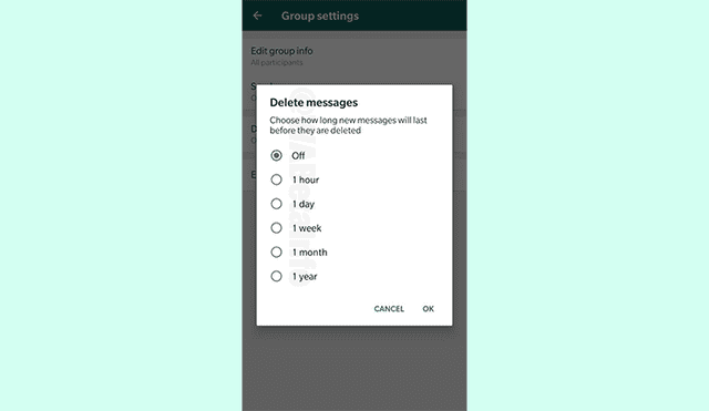 La futura herramienta de WhatsApp sería exclusiva de los chats grupales.