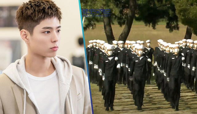 El actor Park Bo Gum de Record of youth sería dado de baja a finales de abril en 2022. Foto: Composición Diario La República / tvN / Marina de Corea del Sur