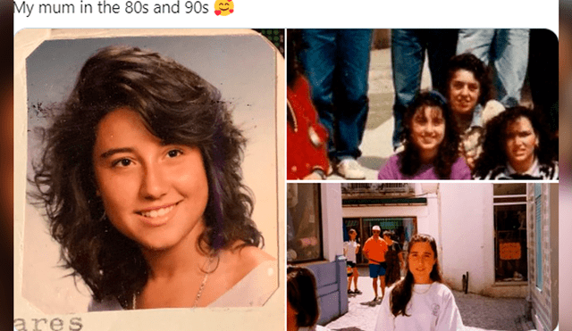 "Mi mamá en los 80's y 90's" Foto: TiagoTavsFarias / Twitter