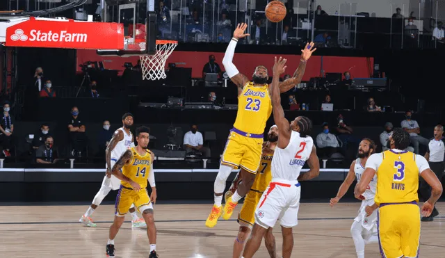 Lakers vs. Clippers por la NBA. (Créditos: AFP)