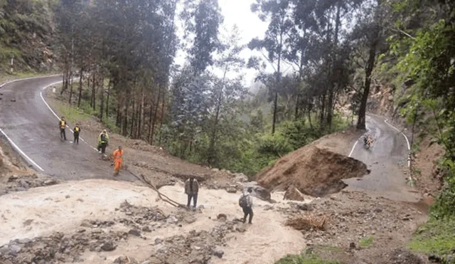 Emergencia. En provincias de Pataz, Bolívar y Otuzco por intensas precipitaciones pluviales.