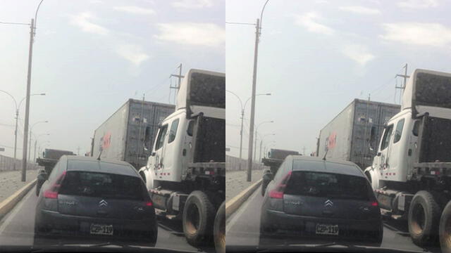 Callao: congestión vehicular se genera por tránsito de tráilers