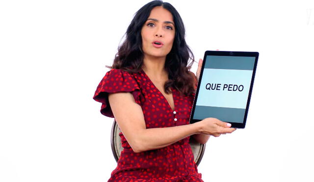YouTube: Salma Hayek enseña significado de 'jergas' mexicanas [VIDEO]