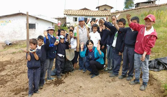 La Libertad: instalan biohuertos en colegios de Julcán 