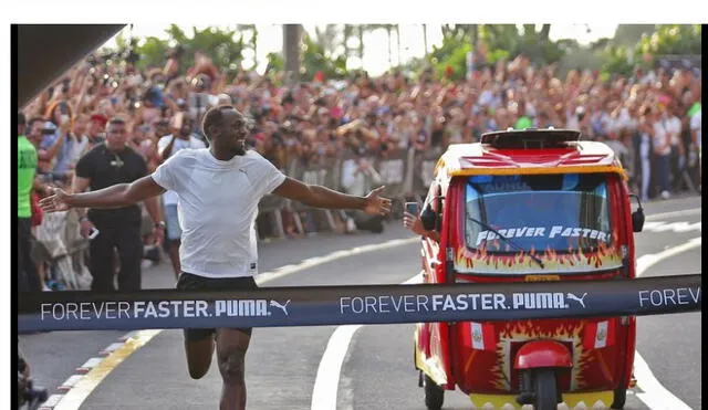 Usain Bolt venció a una mototaxi: Así reportó la prensa internacional [FOTOS]