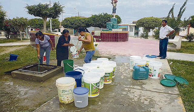 25 localidades de Mórrope no son incluidas en nueva emergencia por agua contaminada