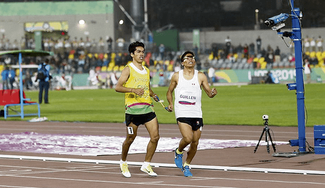 Velocidad. Junto a su guía, Guillén ha conseguido ganar la competencia y se cobra una importante revancha.