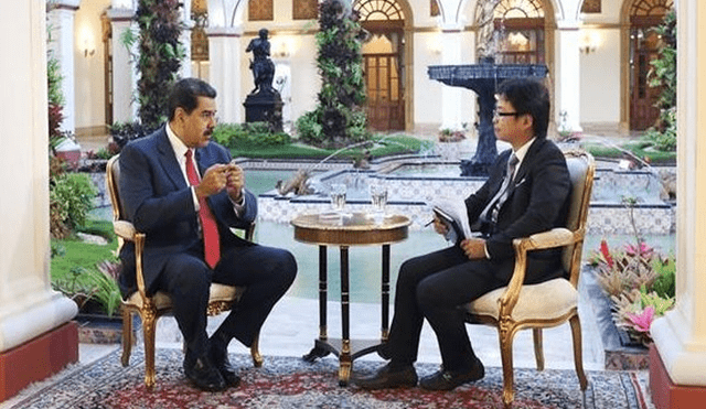 Nicolás Maduro habló sobre la oposición en una entrevista con un medio chino. Foto: Presidencia de Venezuela.