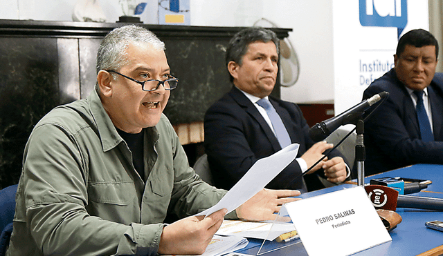 Pedro Salinas dice que la denuncia del obispo Eguren es “sintomática” 