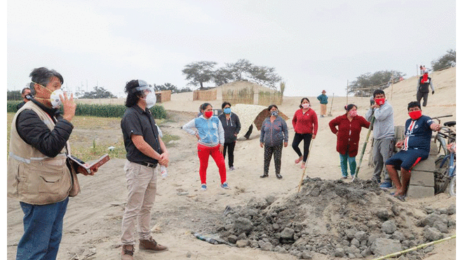 90 familias iniciaron trabajos de remoción en sitio arqueológico Alto Perú.