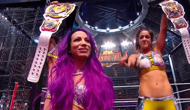 Elimination Chamber 2019: Sasha y Bayley ganaron el primer Título Femenino en Parejas de WWE