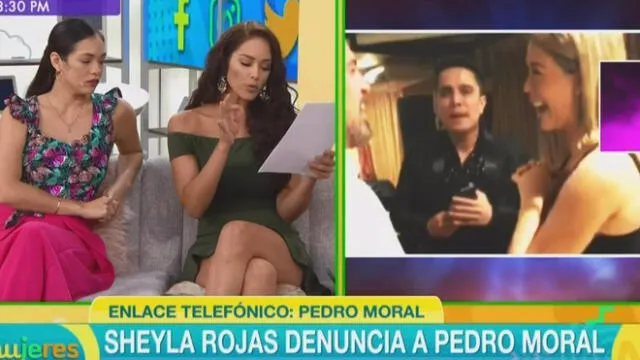 Pedro Moral le responde a Sheyla Rojas tras ser denunciado por chantaje sexual