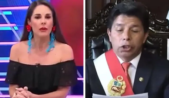 Rebeca Escribens no pasó por alto la coyuntura política que vive el Perú. Foto: captura América TV