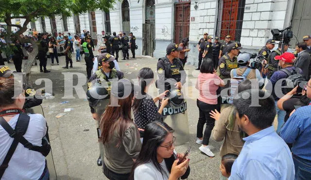 Diligencias se dieron sin la presencia de un fiscal. Foto: Paolo Zegarra/URPI-LR