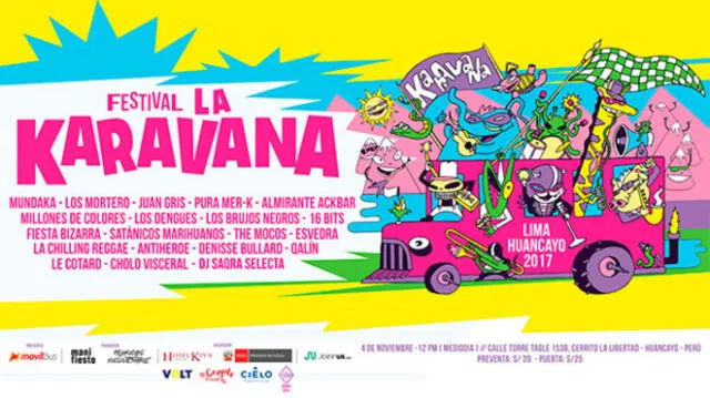 Festival La Karavana llega a Huancayo