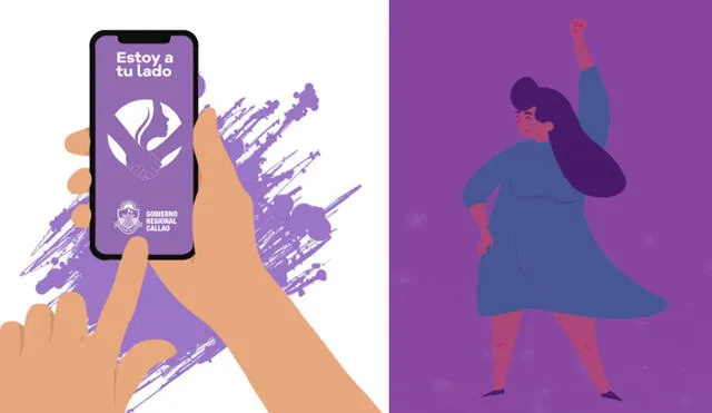 El aplicativo móvil ayudará a las mujeres a denunciar los casos de violencia. Foto: Composición LR