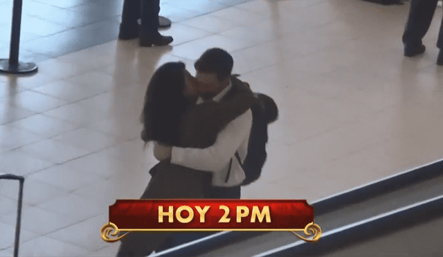 Ampayan a Diana Sánchez besándose con galán estadounidense [VIDEO]