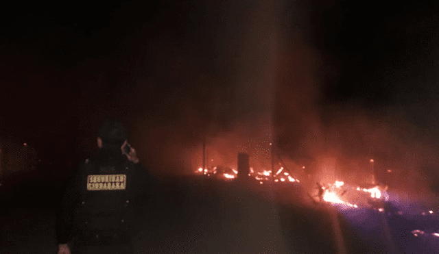 Voraz incendio dejó en escombros 13 ranchos en asentamiento humano de Nuevo Chimbote