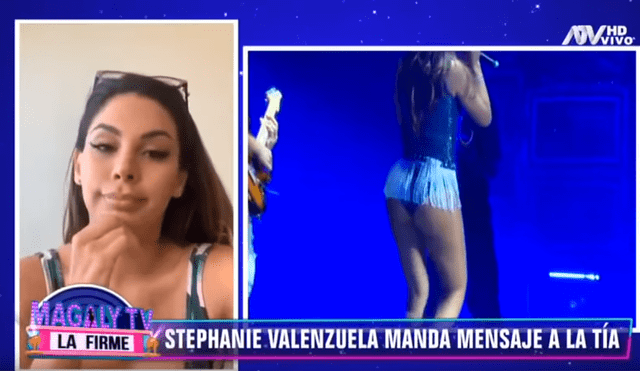 Stephanie Valenzuela arremetió contra Magaly Medina por burlarse de su celulitis