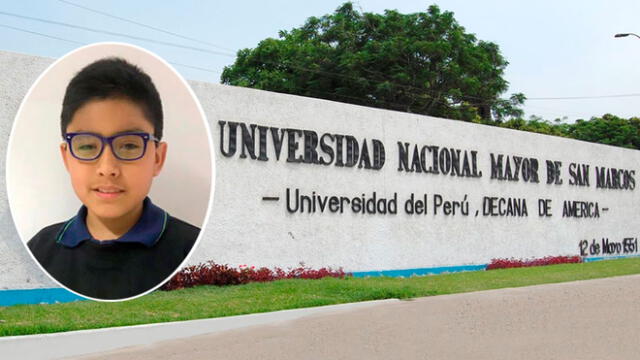 Escolar de 11 años logra ingresar a la Universidad Nacional Mayor de San Marcos [FOTOS]