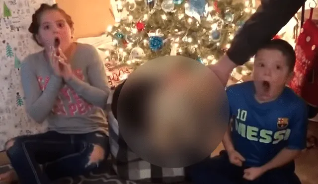YouTube viral: niños recibieron el mejor regalo de Navidad de sus vidas y quedaron en shock