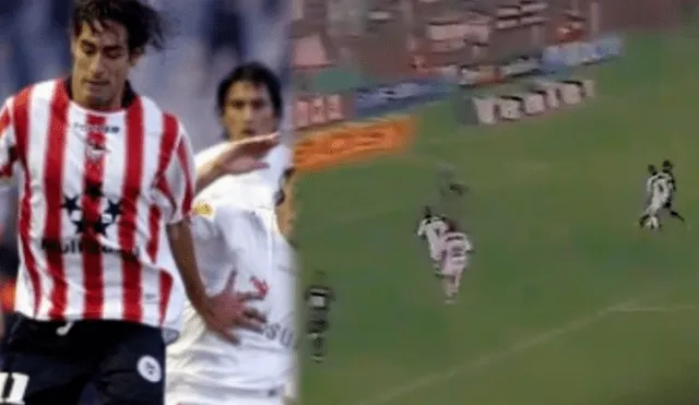 Estudiantes de La Plata rememoró gol de Juan Cominges en torneo argentino temporada 2006 vía Twitter oficial.