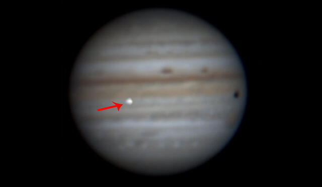 Astrónomo aficionado de Brasil registró el momento del impacto en Júpiter. Foto: José Luis Pereira