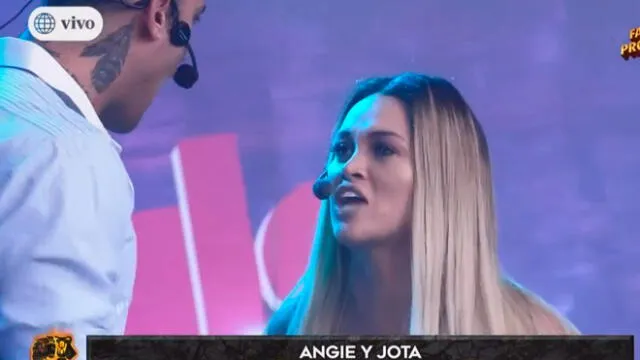 Angie Arizaga y Jota Benz en "Esto es Guerra"